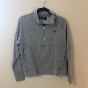 Grey under armor half zip